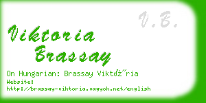 viktoria brassay business card